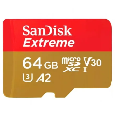Cartao Extreme Action Sd U3 2X1 Sdsqxah 064g 64GB