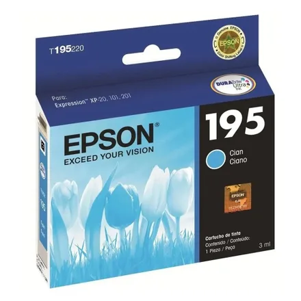 Cartucho Tinta T195 Ciano Al 3ml