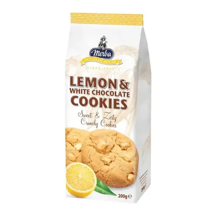 Galletas Merba Cookies Lemon Chocolate 200g