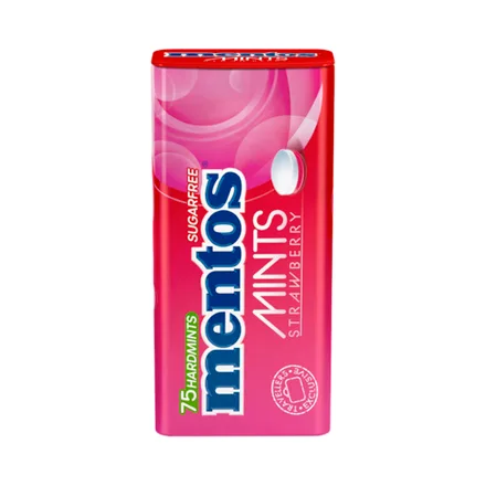Caramelo Mentos Mints Strawberry 52 Gr