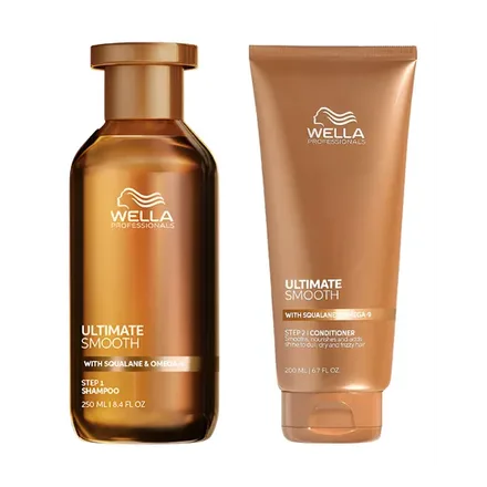 Wella Ultimate Smooth Shampoo Plus Acondicionador 200ml 250ml
