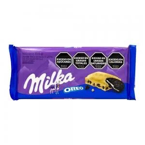 Barra Chocolate Milka Biscoito Oreo Br 155g