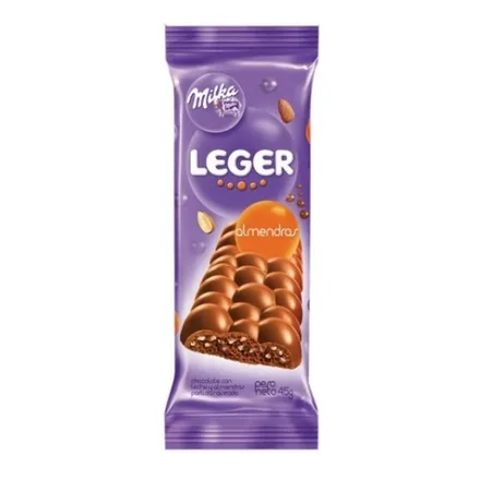 Chocolate Milka Airado Con Almendras 50GR