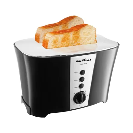 BRITANIA TOSTADORA TOSTA PANE INOX 850W/7NIVEL 220V/60HZ NEGRO/PLATA