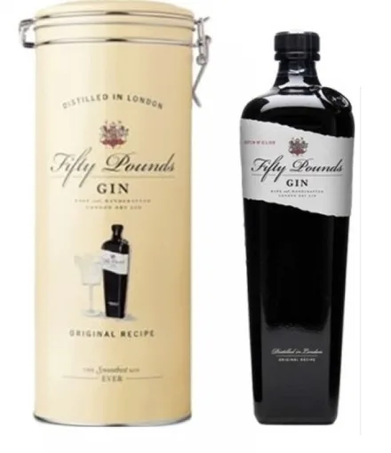 Gin Fifty Pounds Lata 750ml
