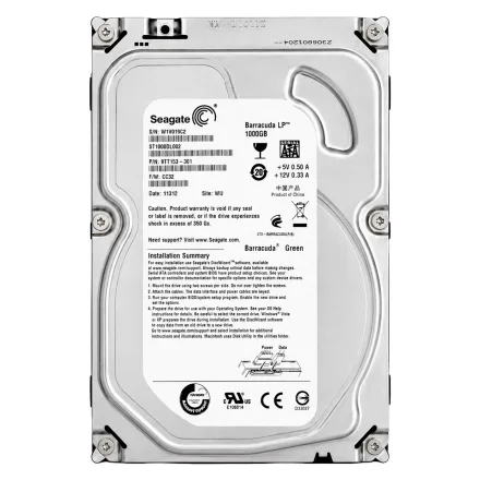 Seagate Barracuda Pull Sata 2 1TB
