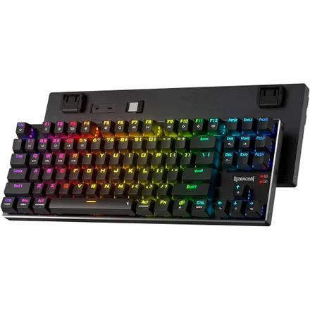 Teclado Redragon Dharma Pro TKL PROK660-RGB Pro - Negro/Rojo
