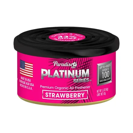 Ambientador Autos Paradise Pl 02 Platinum Series Strawberry
