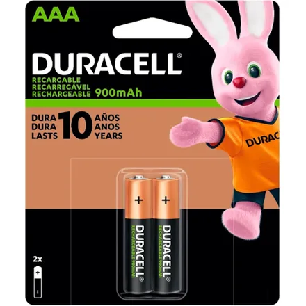 Pila Duracell Aaa X2 Recargable