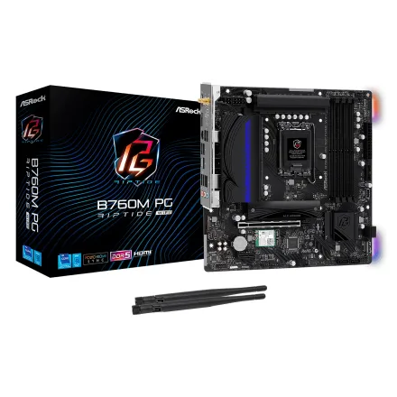 Placa Mae Asrock Pg Riptide Ddr 5 Socket Lga 1700 Chipset B760 Atx