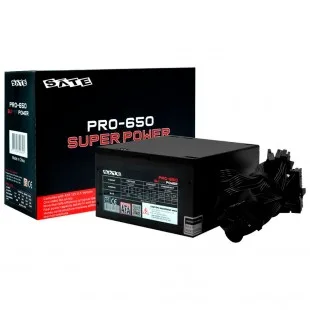 FONTE 650W SATE PRO650 12V ATX PFC ACTIVE BLACK