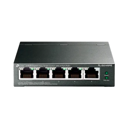 Hub Switch Tl Pe 5 Puertos Poe Plus