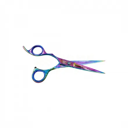 Tesoura Lm Onyx 68 Zi Corte Colorida Canhoto