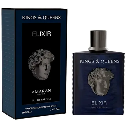 Perfume Amaran Kings Queens Elixir Eau Parfum Masculino 100ml