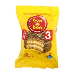 Alfajor Arcor Bon Triplo Chocolate Ao Leite 60g