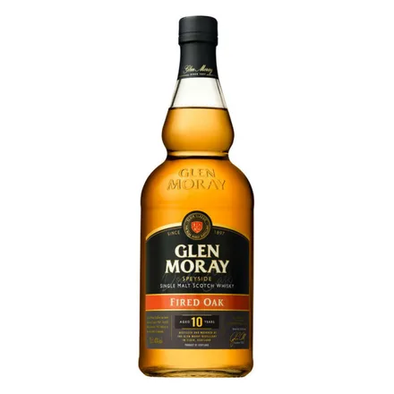 Whisky Glen Moray 10 Anos Fired Oak Con Caja 700ml
