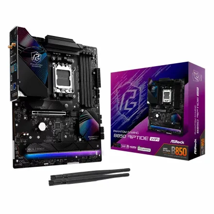 Placa Mae Asrock B850 Riptide Socket AM5 Chipset Atx