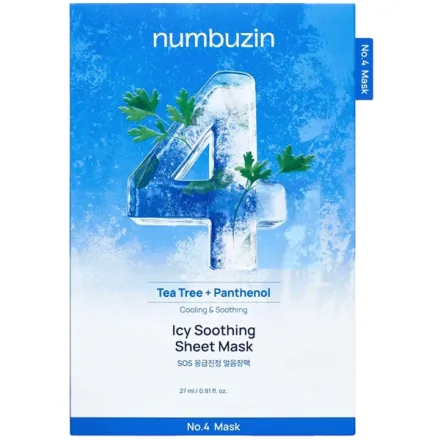 Mascara Facial Hidratante Numbuzin 4 Icy Soothing Sheet 1