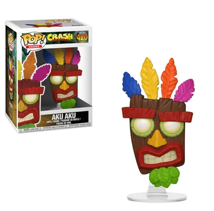 Funko Pop Crash Bandicoot 2 Aku 420