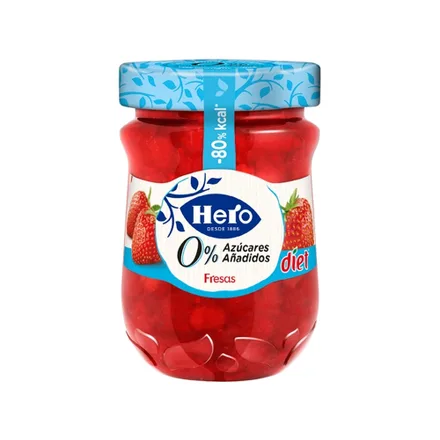 Mermelada Hero Diet Fresas 280 Gr