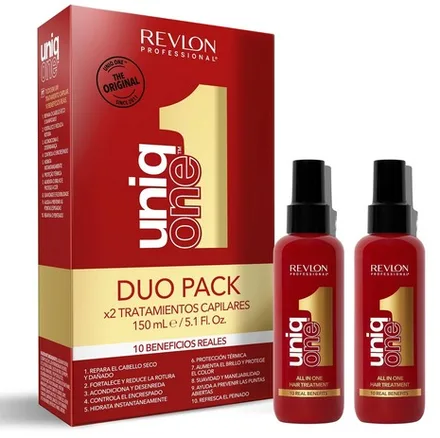 Tratamiento Capilar Revlon Uniqone Duopack 150 Plus 150ml