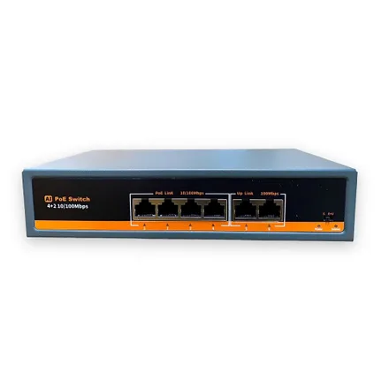 Switch 4POE RJ45 Plus 2FE