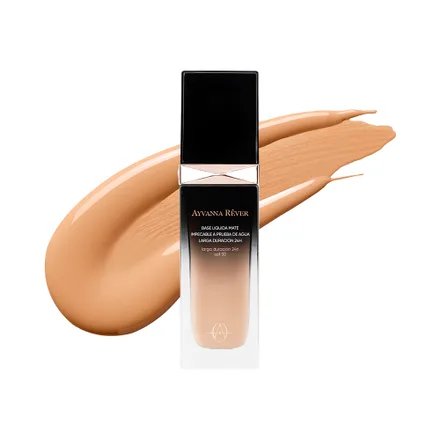 Base Ayvanna Rever Liquida Matte Impecable Prueba 24 14 30ml