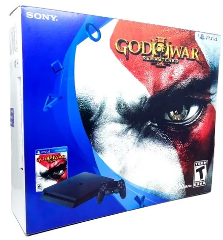 Capa PS4 Slim God Of War