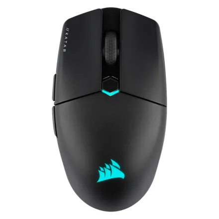 Mouse Gamer Corsair Katar Elite CH-931C111-NA 26000 DPI Sem Fio RGB - Preto