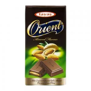 Barra Chocolate Tayas Orient Amendoas 80g