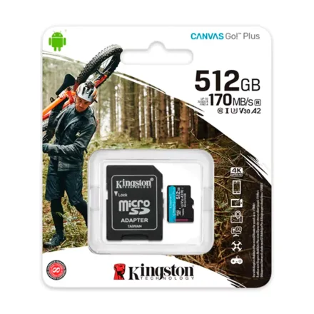 Cartao Sd Canvas Go Plus Sdcg 3 512GB