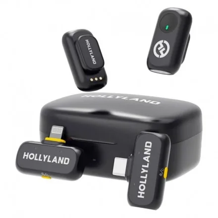 Microfone Lapela Hollyland Lark A1 Combo