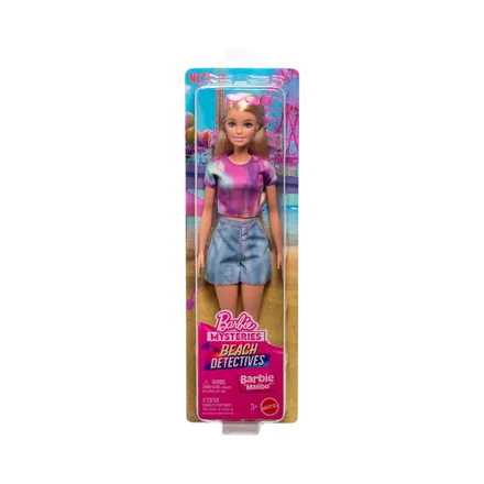 Muneca Mattel Barbie Mysteries Beach Detectives Jfv 63