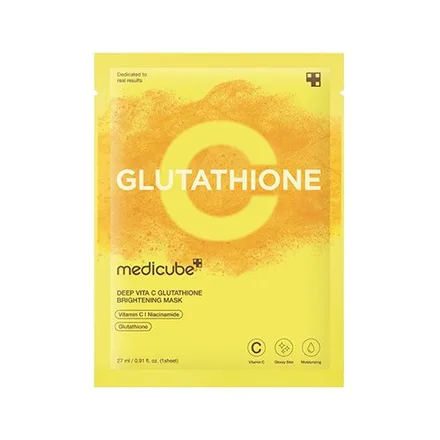 Mascarilla Medicube Deep Vita Glutathione Brightening Mask 1 Unidad Agatres 27ml
