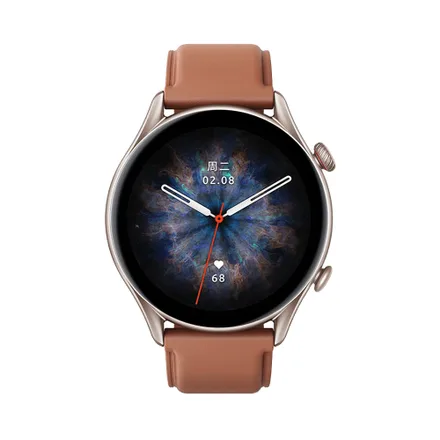 Smartwatch Gtr 3 Pro Brown Leather