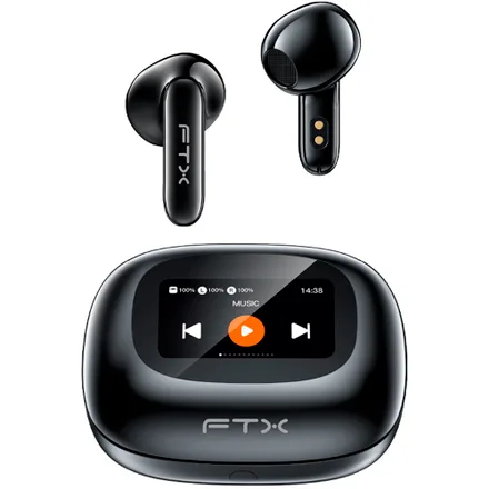 Auricular Ftx E97L Bk Mic Con Pantalla