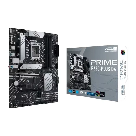 Placa Mae Prime B660 Plus D4 Socket Lga 1700 Chipset Ddr 4 Atx