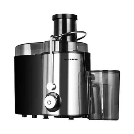 Extractor De Jugo Mega Star Jc621 700 W 110 V Plata Negro