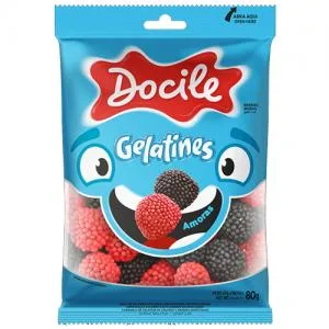 Bala Gelatina Docile Amoras 80g