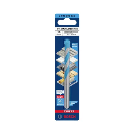 Mecha Bosch Cyl 9 Multicontrucion 1 Pieza 120mm