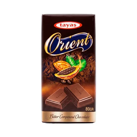 Barra Chocolate Tayas Orient Bitter 80g