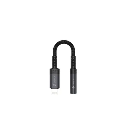 DEVIA ADAPTADOR EC090 C/AUDIO 3.5MM LIGHTNING BLACK