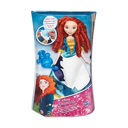 JUGUETE MUÑECA DISNEY PRINCESS VESTIDO MAGICO MERIDA B5301