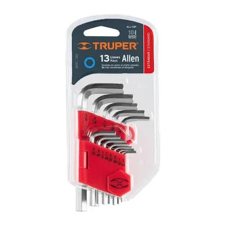 TRUPER JUEGO DE LLAVES TR15545 ALLEN 13PCS