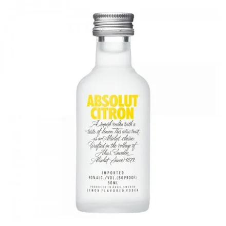 Absolut Miniatura Citron 40