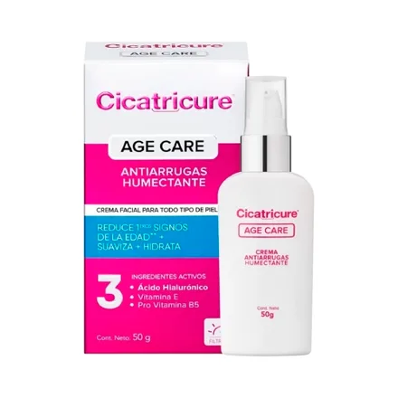 Crema Facial Cicatricure Age Care Antiarrugas Humectante 50ml
