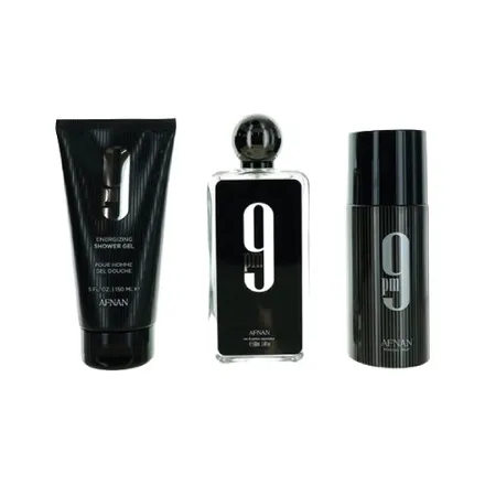 Set Afnan 9PM Men 3 Piezas Masculino Agatres