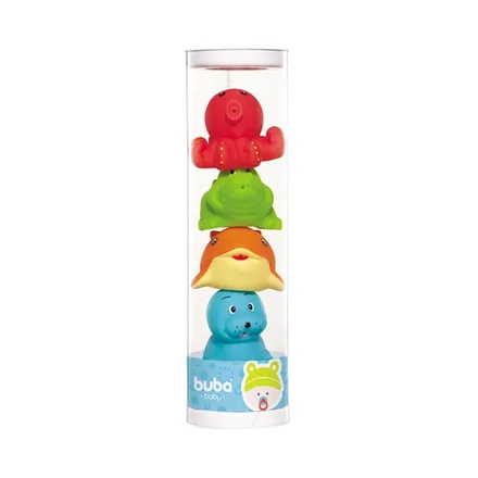 Juguete Bano Buba 4689 Sea Tubo 4 Piezas