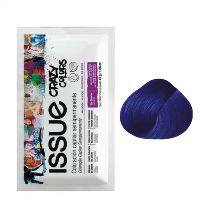 TINTA DE CABELO SEMI PERMANENTE ISSUE CRAZY AZUL