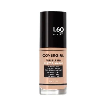 Base Covergirl Trublend Matte Made Liquid L60 Light Nude 30ml